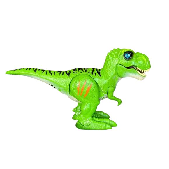 Robo Alive T-Rex Dinosaur Robotic Toy Green Walking Growling Tyrannosaurus Zuru - Picture 2 of 13